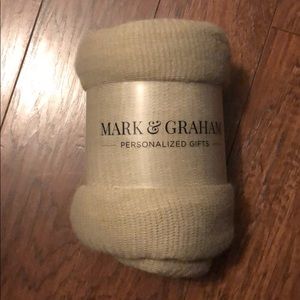 NWT Mark & Graham Beige/Greige Throw
